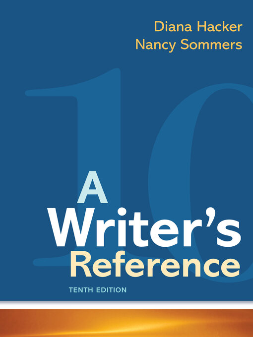 Title details for A Writer's Reference by Diana Hacker - Available